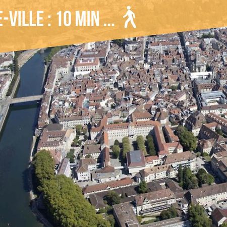 T3 Calme - Ideal Famille & Pros - Parking - Jardin - Wifi - Netflix Besançon Kültér fotó