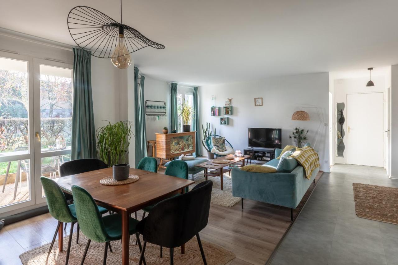 T3 Calme - Ideal Famille & Pros - Parking - Jardin - Wifi - Netflix Besançon Kültér fotó