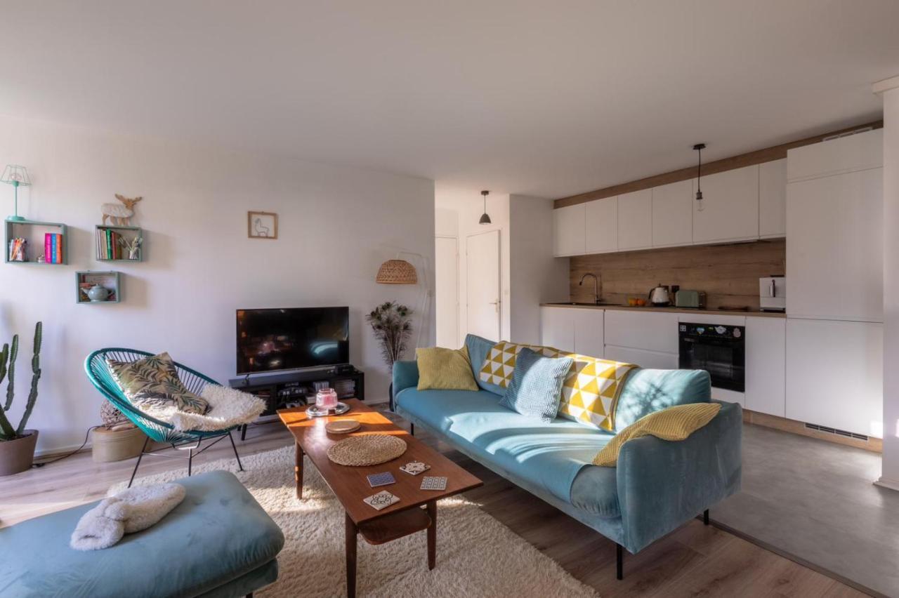 T3 Calme - Ideal Famille & Pros - Parking - Jardin - Wifi - Netflix Besançon Kültér fotó